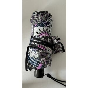 Vera Bradley Mini Umbrella Mimosa Medallion Pattern Automatic Button